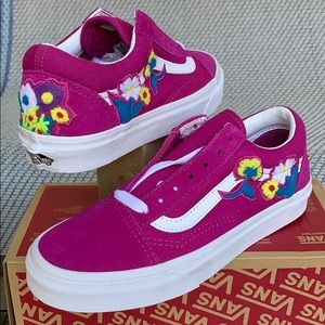 VANS OLD SKOOL FLORALCHENLLE Fchsrdtrwt WMNS